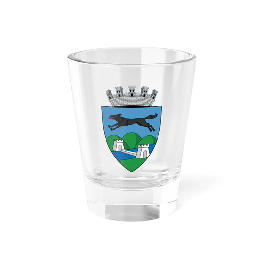 Coa Romania Town Lugos History 2 (Oman) (Coat of Arms) Shot Glass 1.5oz 1.5oz - Go Mug Yourself