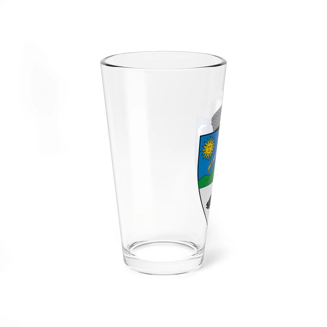 Coa Romania Town Maksa (Oman) (Coat of Arms) Pint Glass 16oz - Go Mug Yourself
