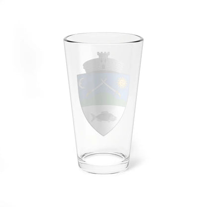 Coa Romania Town Maksa (Oman) (Coat of Arms) Pint Glass 16oz - Go Mug Yourself