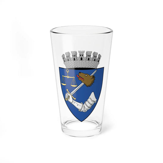 Coa Romania Town Marosvásárhely (Oman) (Coat of Arms) Pint Glass 16oz 16oz - Go Mug Yourself