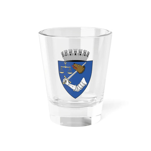 Coa Romania Town Marosvásárhely (Oman) (Coat of Arms) Shot Glass 1.5oz 1.5oz - Go Mug Yourself