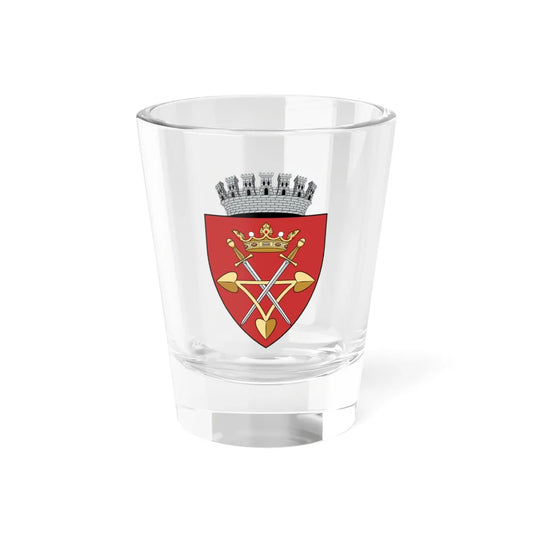 Coa Romania Town Nagyszeben (Oman) (Coat of Arms) Shot Glass 1.5oz 1.5oz - Go Mug Yourself