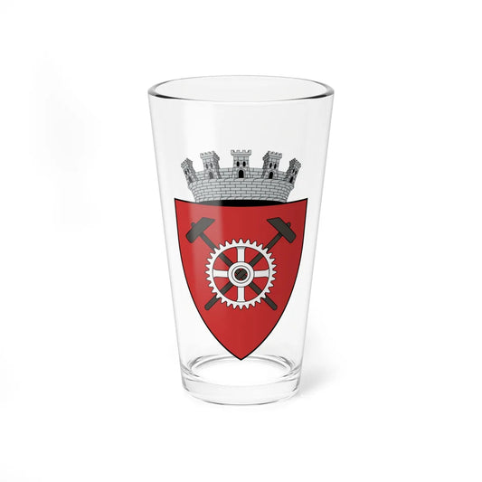 Coa Romania Town Oravicabánya History (Oman) (Coat of Arms) Pint Glass 16oz 16oz - Go Mug Yourself