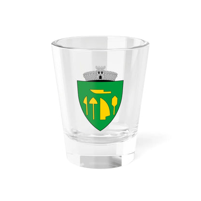 Coa Romania Town Érbogyoszló (Oman) (Coat of Arms) Shot Glass 1.5oz 1.5oz - Go Mug Yourself