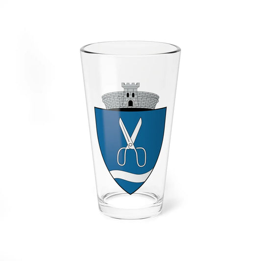 Coa Romania Town Salcia Tudor (Oman) (Coat of Arms) Pint Glass 16oz 16oz - Go Mug Yourself