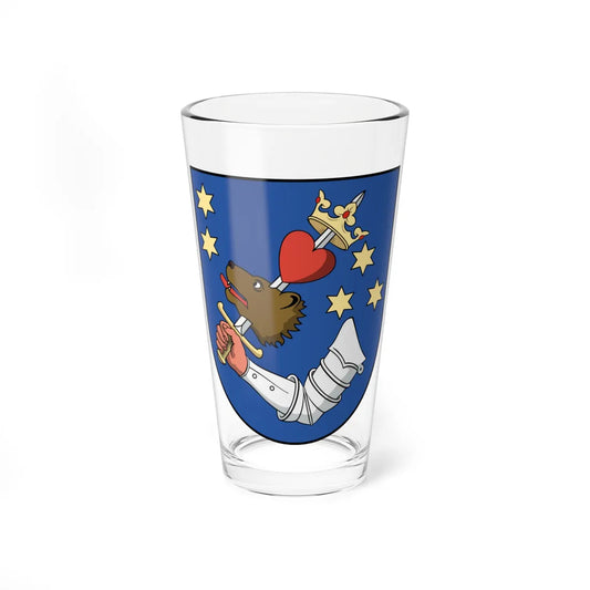 Coa Romania Town Székelyudvarhely (Oman) (Coat of Arms) Pint Glass 16oz 16oz - Go Mug Yourself