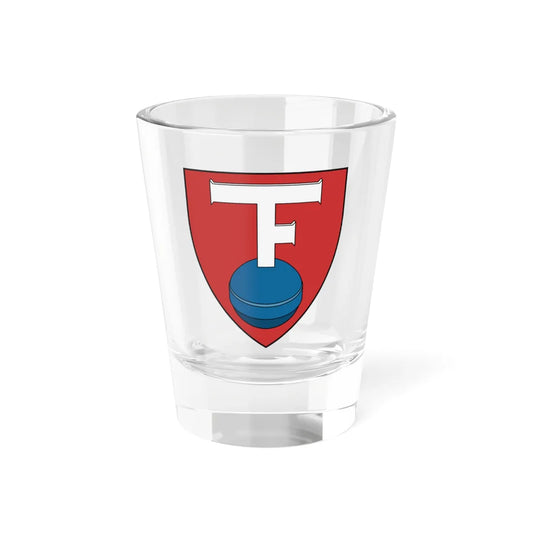 Coa Romania Town Szászhermány (Oman) (Coat of Arms) Shot Glass 1.5oz 1.5oz - Go Mug Yourself