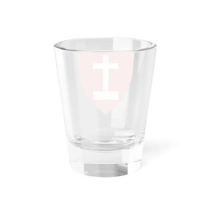 Coa Romania Town Szászvolkány (Oman) (Coat of Arms) Shot Glass 1.5oz - Go Mug Yourself
