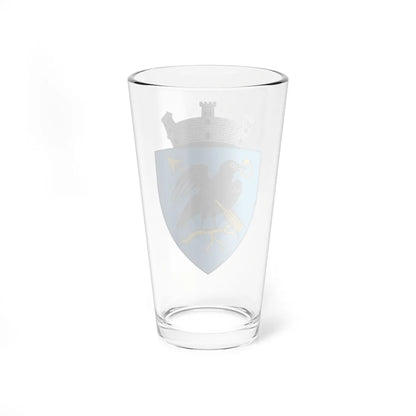 Coa Romania Town Vajdahunyad History (Oman) (Coat of Arms) Pint Glass 16oz - Go Mug Yourself