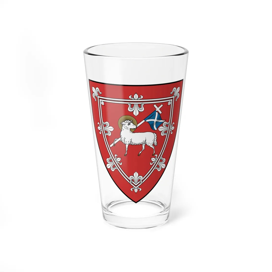 Coa Scotland Town Perth (Scotland) (Coat of Arms) Pint Glass 16oz 16oz - Go Mug Yourself