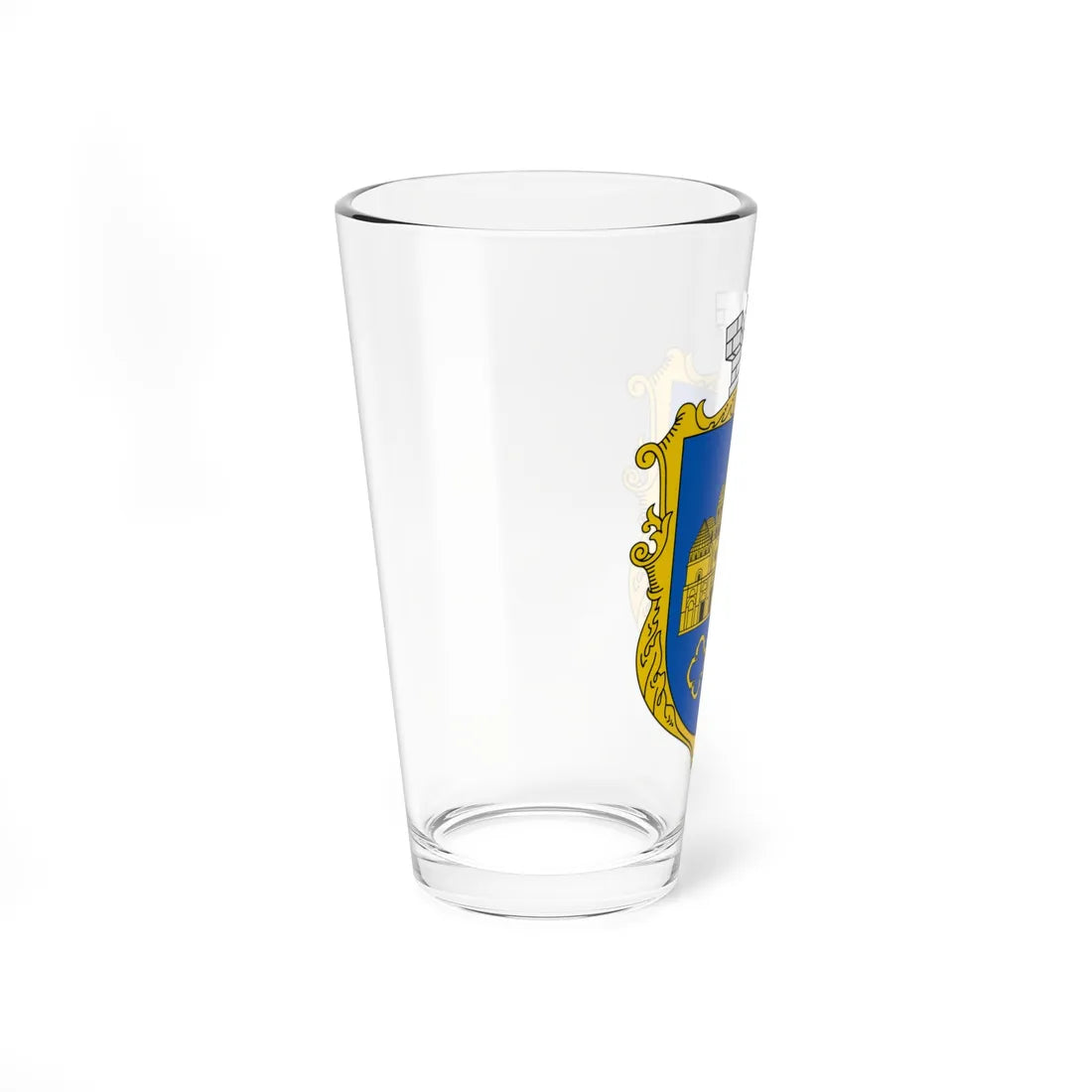 COA Shevchenkivskyi Kyiv Ukraine UHT (Ukraine) (Coat of Arms) Pint Glass 16oz - Go Mug Yourself