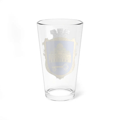 COA Shevchenkivskyi Kyiv Ukraine UHT (Ukraine) (Coat of Arms) Pint Glass 16oz - Go Mug Yourself