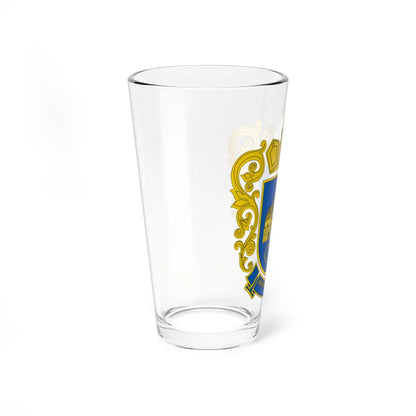 COA Shevchenkivskyi Kyiv Ukraine (Ukraine) (Coat of Arms) Pint Glass 16oz - Go Mug Yourself