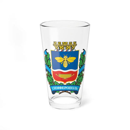 COA Simferopol (Ukraine) (Coat of Arms) Pint Glass 16oz 16oz - Go Mug Yourself