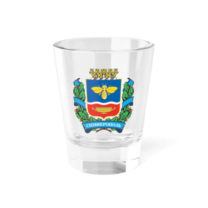 COA Simferopol (Ukraine) (Coat of Arms) Shot Glass 1.5oz 1.5oz - Go Mug Yourself