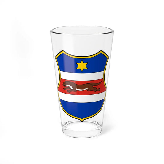 Coa Slavonia Country History Habsburg Monarchy (Croatia) (Coat of Arms) Pint Glass 16oz 16oz - Go Mug Yourself