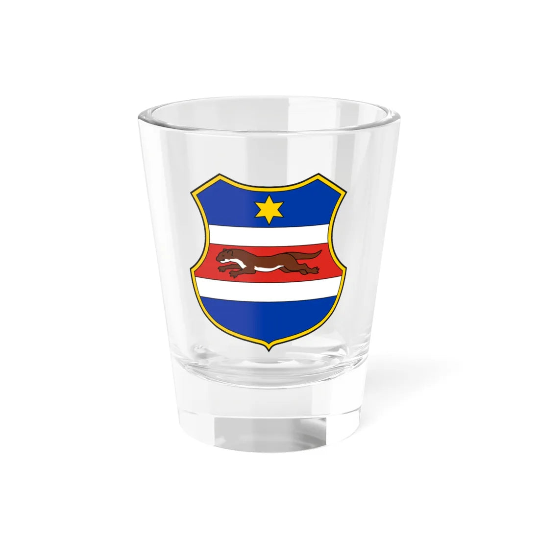 Coa Slavonia Country History Habsburg Monarchy (Croatia) (Coat of Arms) Shot Glass 1.5oz 1.5oz - Go Mug Yourself