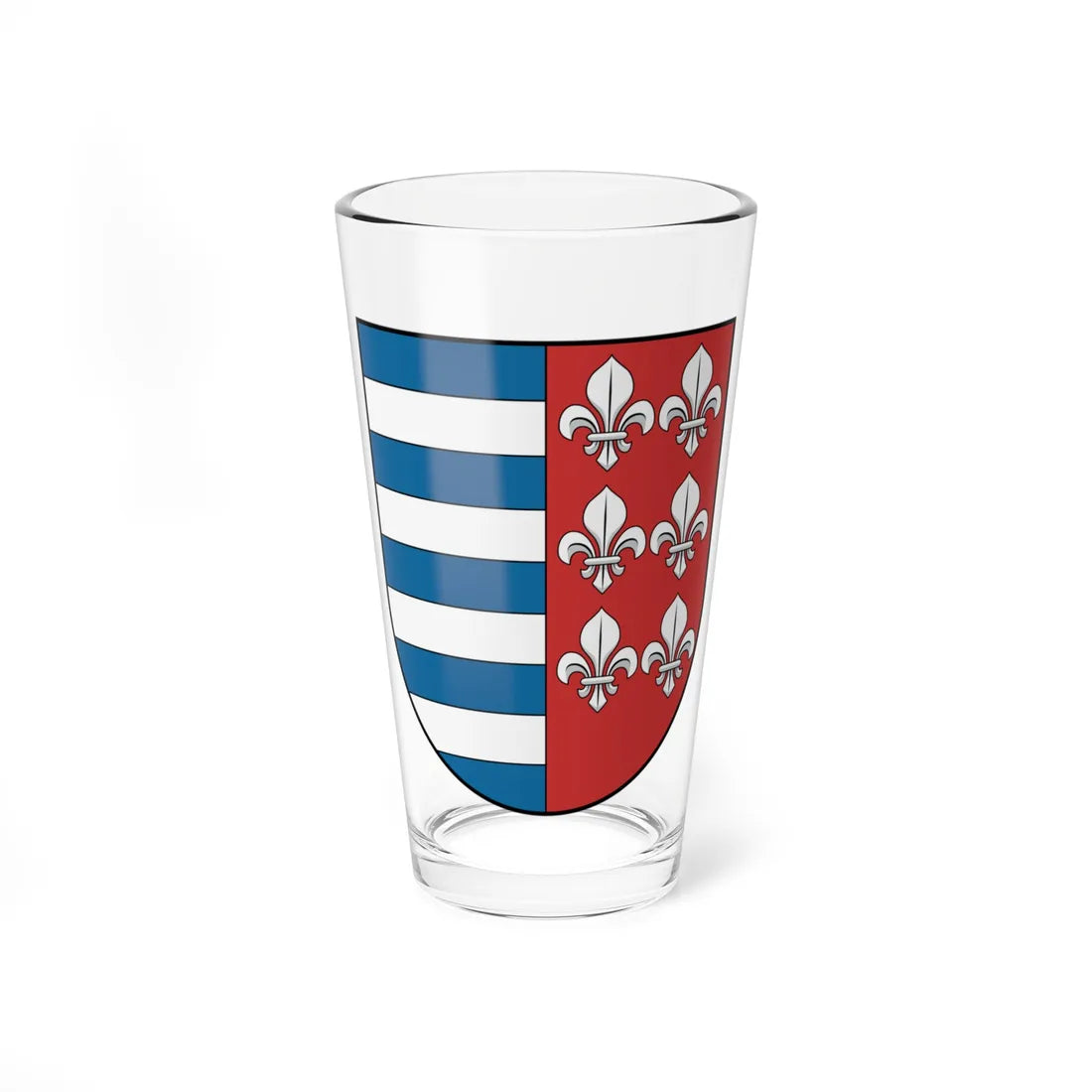 Coa Slovakia Town Brezno (Slovakia) (Coat of Arms) Pint Glass 16oz 16oz - Go Mug Yourself