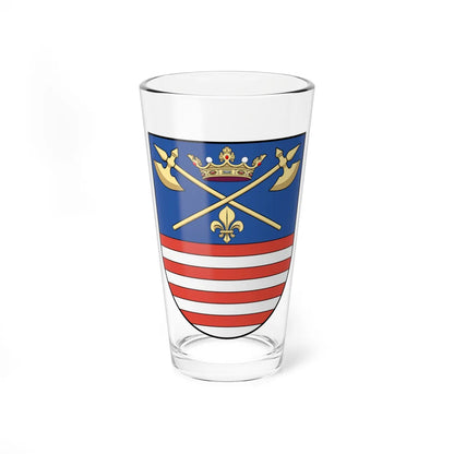 Coa Slovakia Town Bártfa (Slovakia) (Coat of Arms) Pint Glass 16oz 16oz - Go Mug Yourself