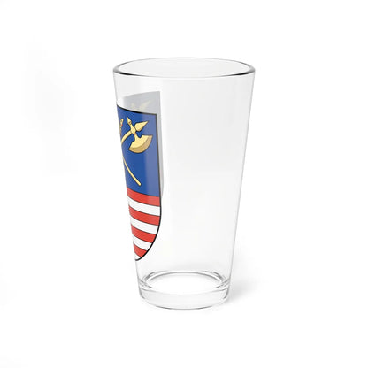 Coa Slovakia Town Bártfa (Slovakia) (Coat of Arms) Pint Glass 16oz - Go Mug Yourself
