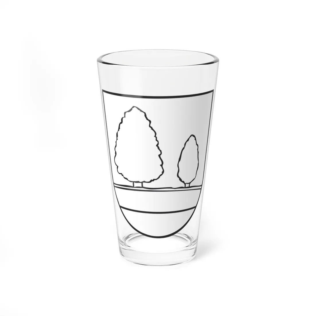 Coa Slovakia Town Ždaňa (Slovakia) (Coat of Arms) Pint Glass 16oz 16oz - Go Mug Yourself
