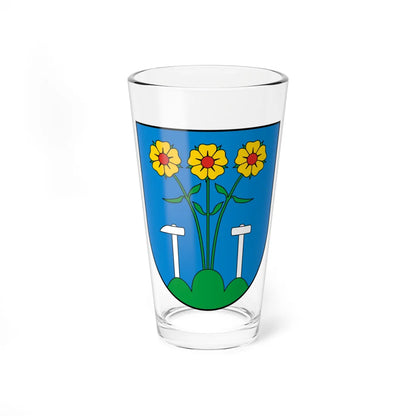 Coa Slovakia Town Igló (Slovakia) (Coat of Arms) Pint Glass 16oz 16oz - Go Mug Yourself