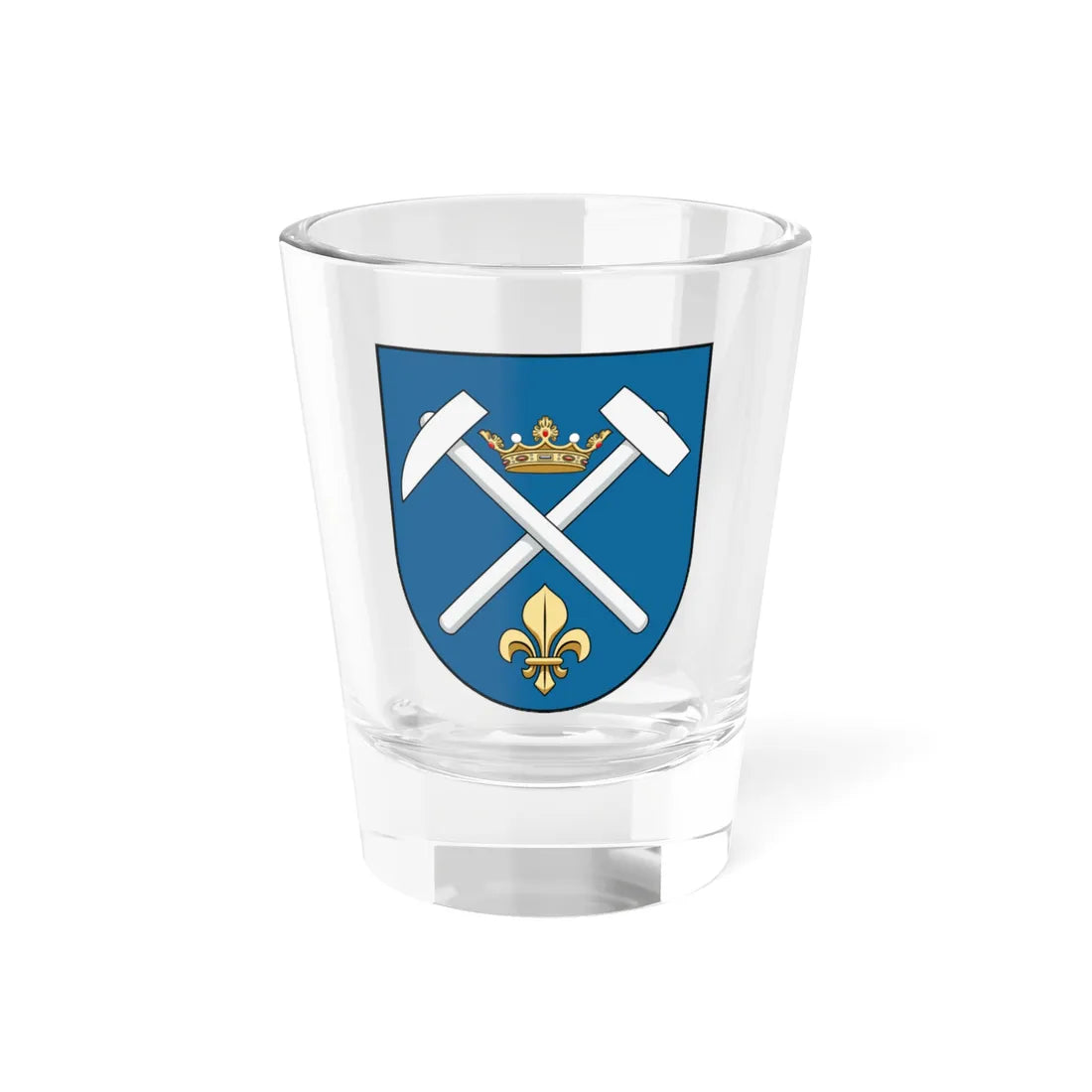 Coa Slovakia Town Újbánya (Slovakia) (Coat of Arms) Shot Glass 1.5oz 1.5oz - Go Mug Yourself