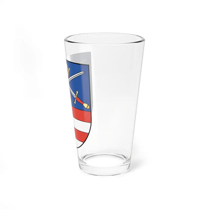 Coa Slovakia Town Kežmarok (Slovakia) (Coat of Arms) Pint Glass 16oz - Go Mug Yourself