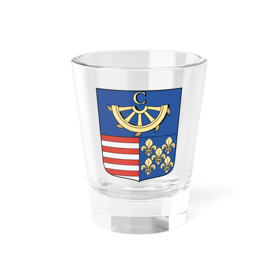 Coa Slovakia Town Körmöcbánya (Slovakia) (Coat of Arms) Shot Glass 1.5oz 1.5oz - Go Mug Yourself