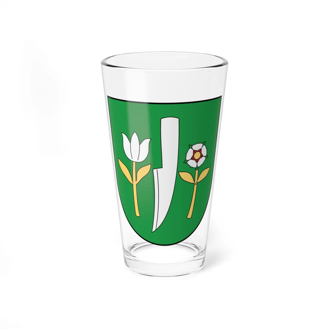 Coa Slovakia Town Lekenye (Slovakia) (Coat of Arms) Pint Glass 16oz 16oz - Go Mug Yourself