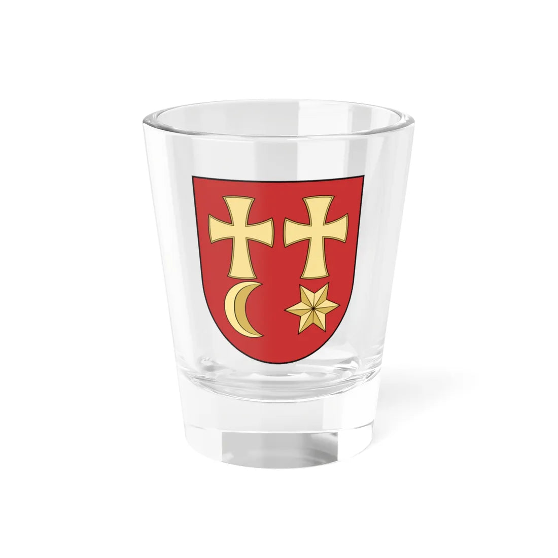 Coa Slovakia Town Nagykapos (Slovakia) (Coat of Arms) Shot Glass 1.5oz 1.5oz - Go Mug Yourself