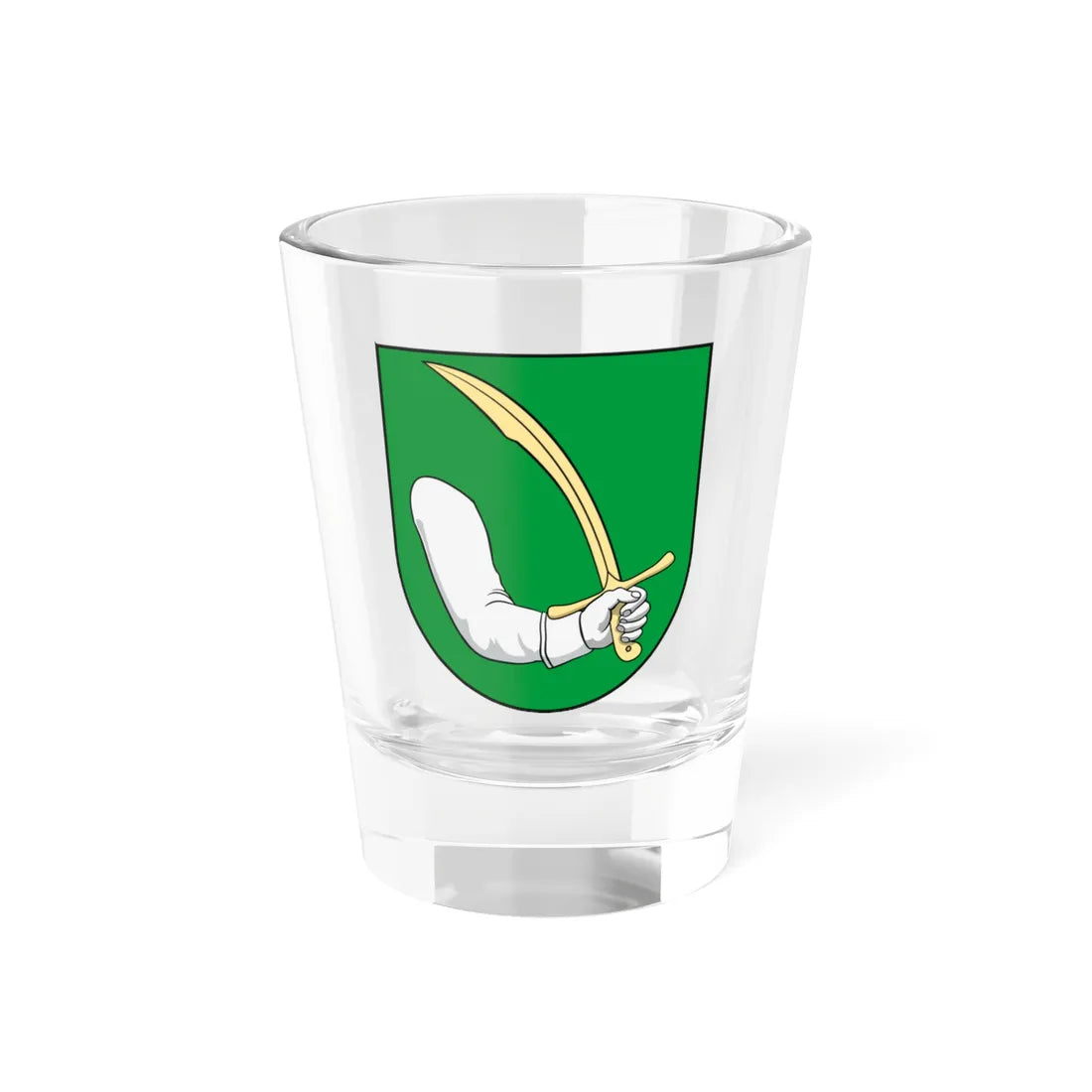 Coa Slovakia Town Nemeskosút (Slovakia) (Coat of Arms) Shot Glass 1.5oz 1.5oz - Go Mug Yourself