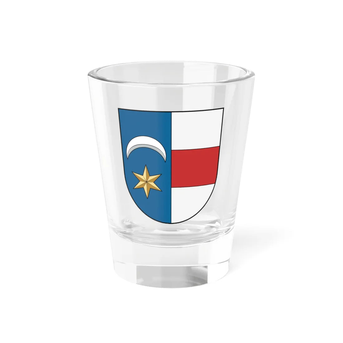 Coa Slovakia Town Nyustya (Slovakia) (Coat of Arms) Shot Glass 1.5oz 1.5oz - Go Mug Yourself