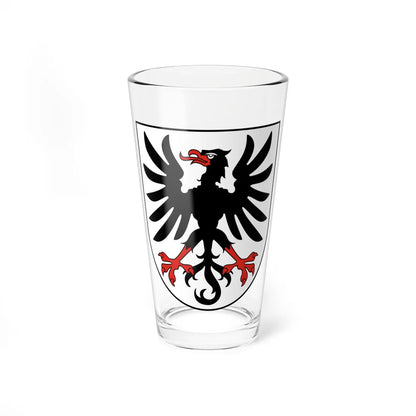 Coa Slovakia Town Rimavská Sobota (Slovakia) (Coat of Arms) Pint Glass 16oz 16oz - Go Mug Yourself