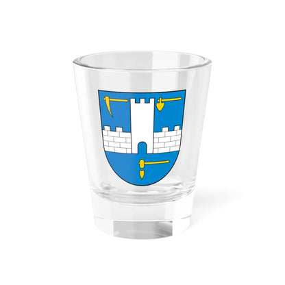 Coa Slovakia Town Selmecbánya (Slovakia) (Coat of Arms) Shot Glass 1.5oz 1.5oz - Go Mug Yourself