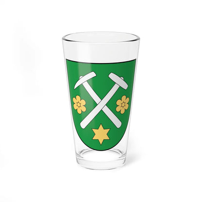 Coa Slovakia Town Szomolnok (Slovakia) (Coat of Arms) Pint Glass 16oz 16oz - Go Mug Yourself