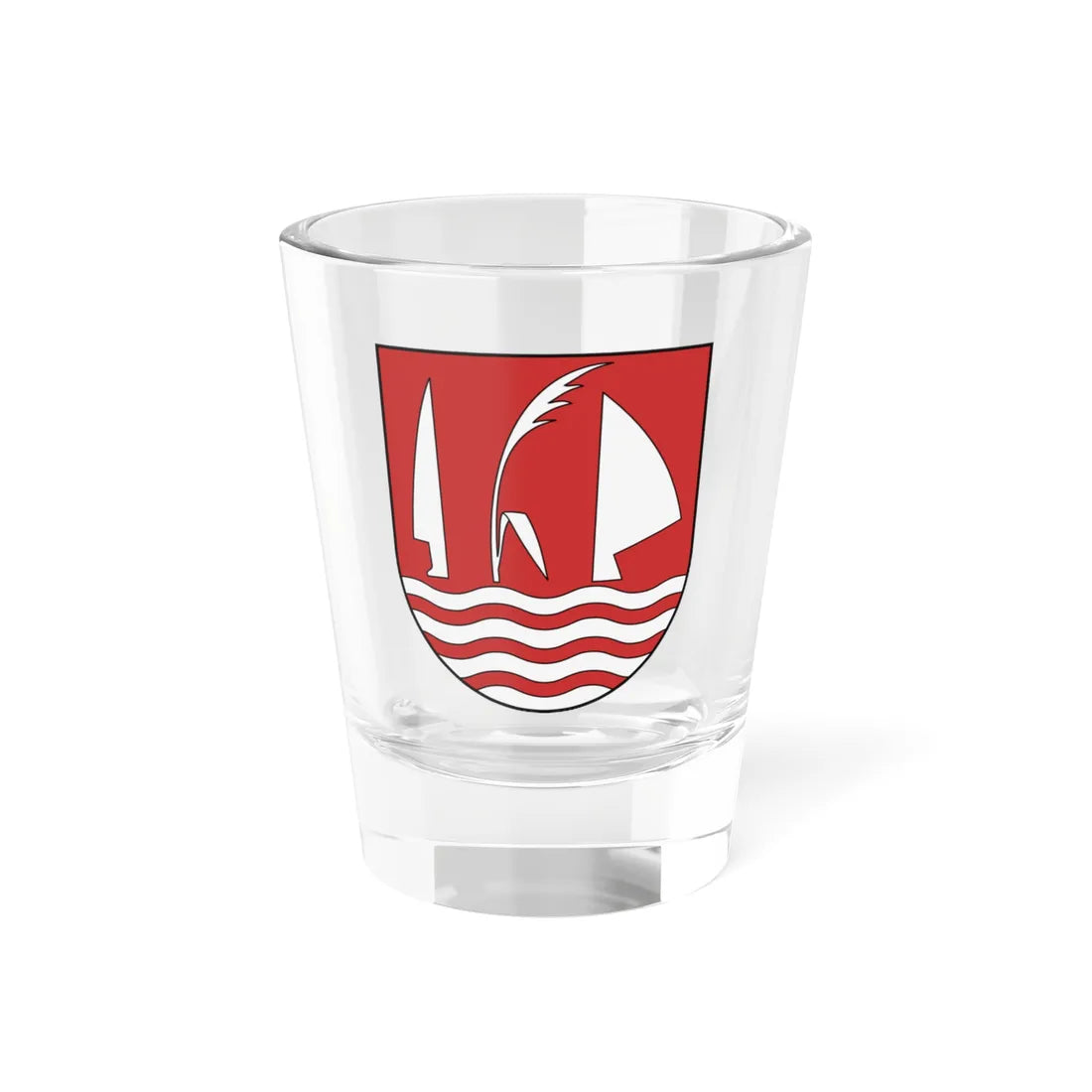 Coa Slovakia Town Veľké Kosihy (Slovakia) (Coat of Arms) Shot Glass 1.5oz 1.5oz - Go Mug Yourself