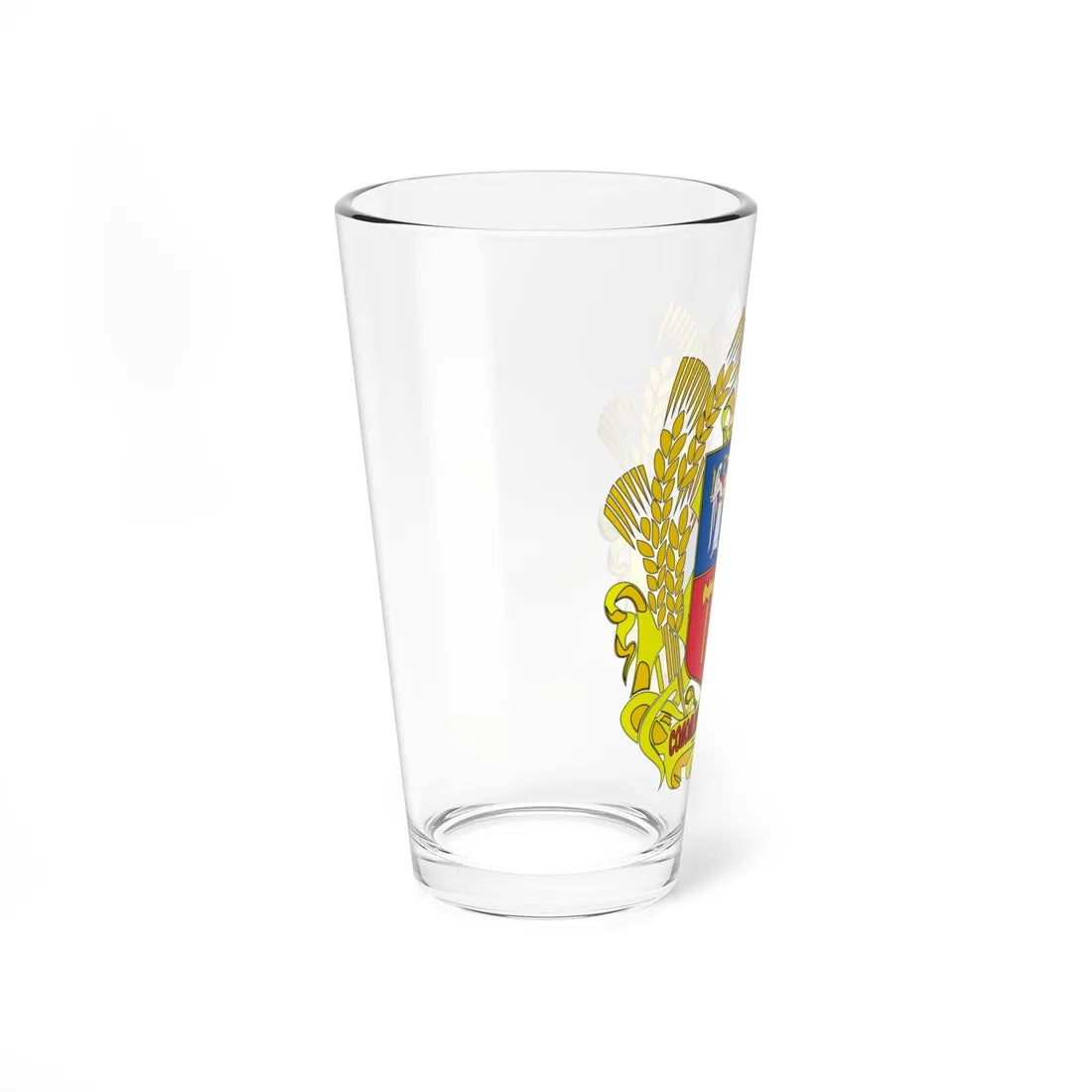 COA Solomianskyi Kyiv Ukraine (Ukraine) (Coat of Arms) Pint Glass 16oz - Go Mug Yourself
