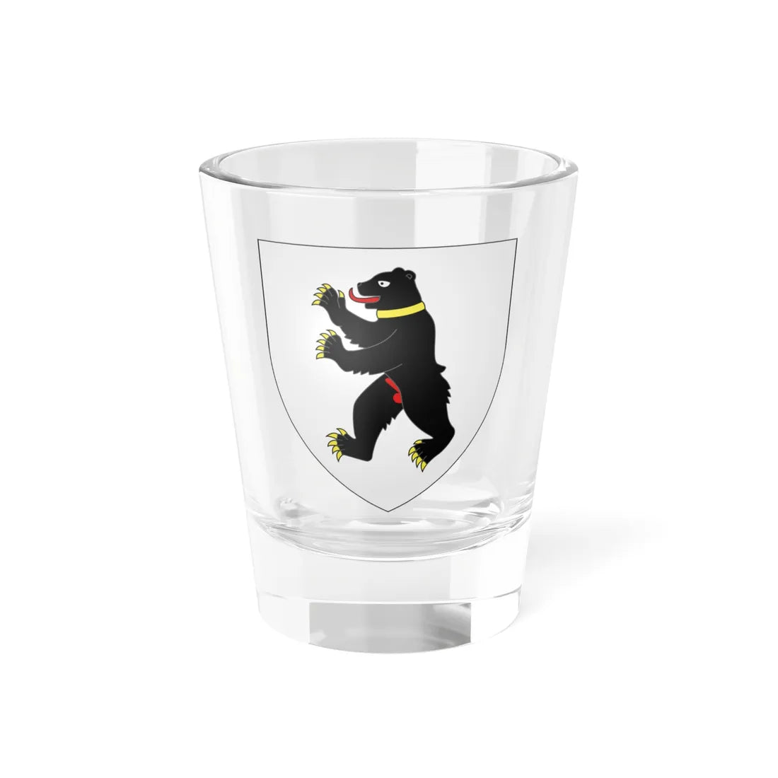CoA St Gall St Gall (Switzerland) (Coat of Arms) Shot Glass 1.5oz 1.5oz - Go Mug Yourself