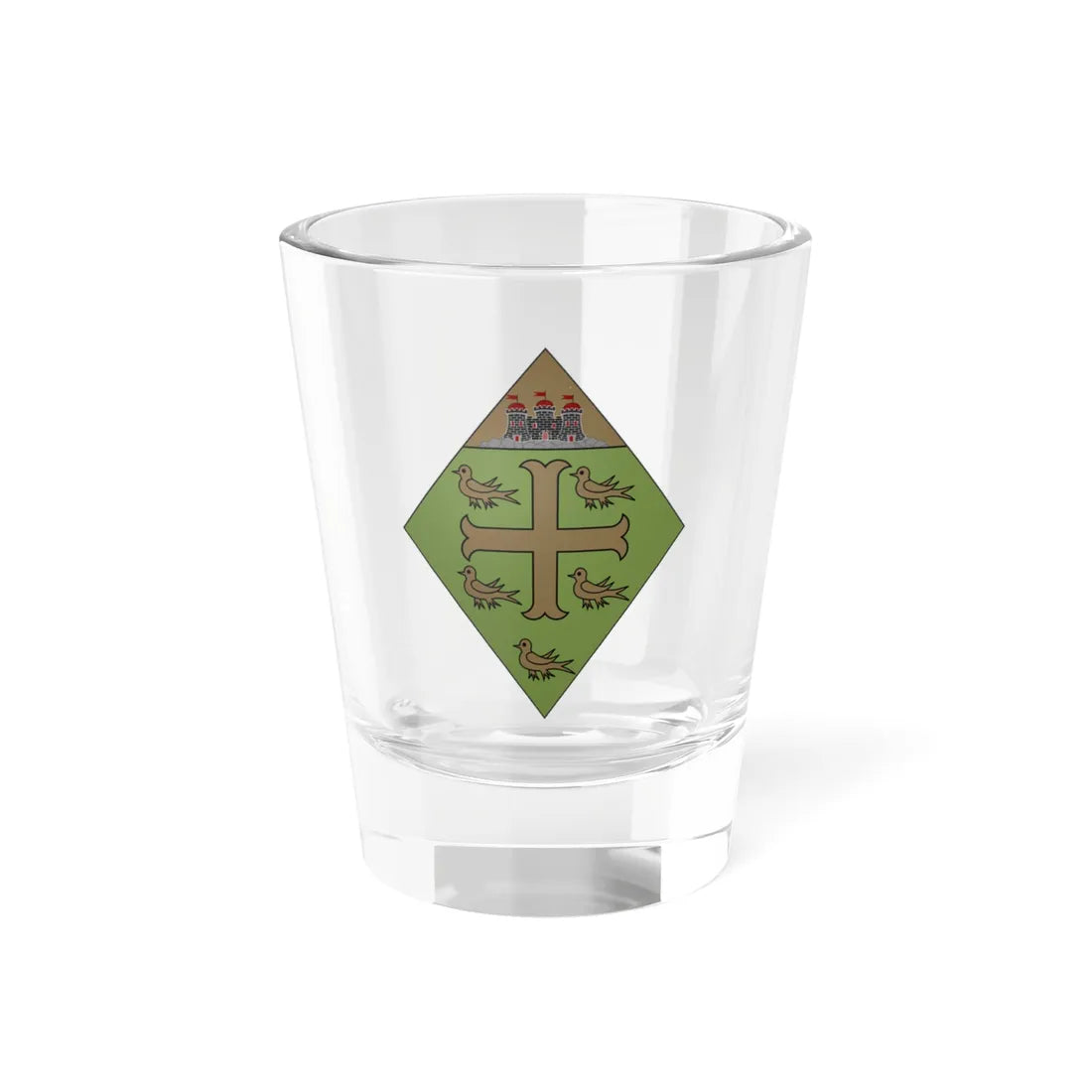 CoA St Margarets College Otago (New Zealand) (Coat of Arms) Shot Glass 1.5oz 1.5oz - Go Mug Yourself