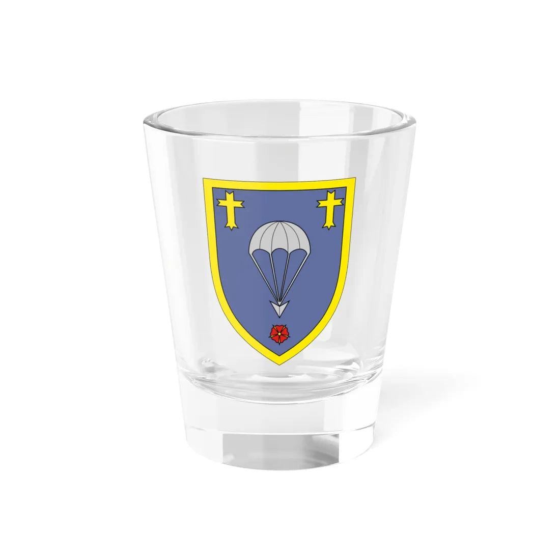 COA StKp LLBrig31 (Germany) (Coat of Arms) Shot Glass 1.5oz 1.5oz - Go Mug Yourself