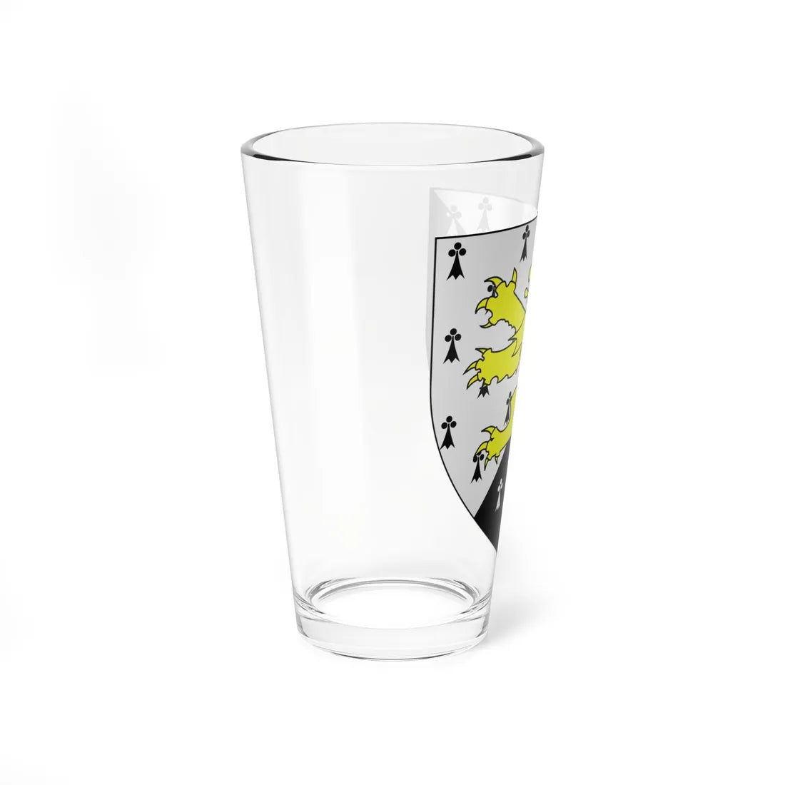 COA Tudor Trevor Lord of Herford (Wales) (Coat of Arms) Pint Glass 16oz - Go Mug Yourself