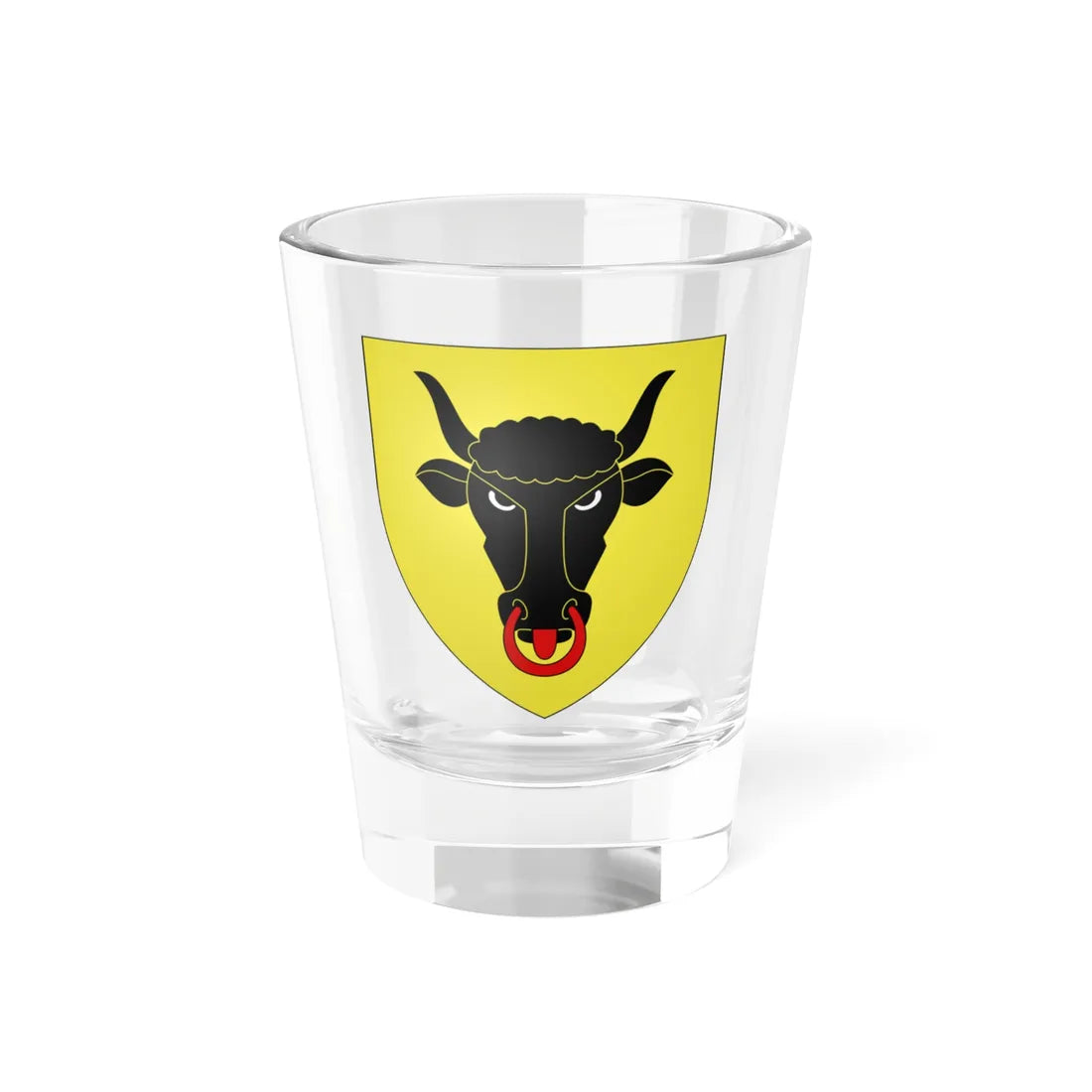 CoA Uri Canton (Switzerland) (Coat of Arms) Shot Glass 1.5oz 1.5oz - Go Mug Yourself