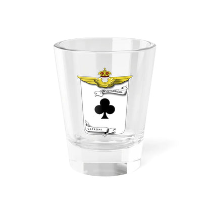 CoA VIII Squadriglia Caproni - club (Italy) (Coat of Arms) Shot Glass 1.5oz 1.5oz - Go Mug Yourself