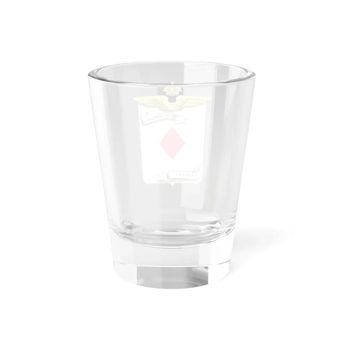 CoA VIII Squadriglia Caproni - diamond (Italy) (Coat of Arms) Shot Glass 1.5oz - Go Mug Yourself