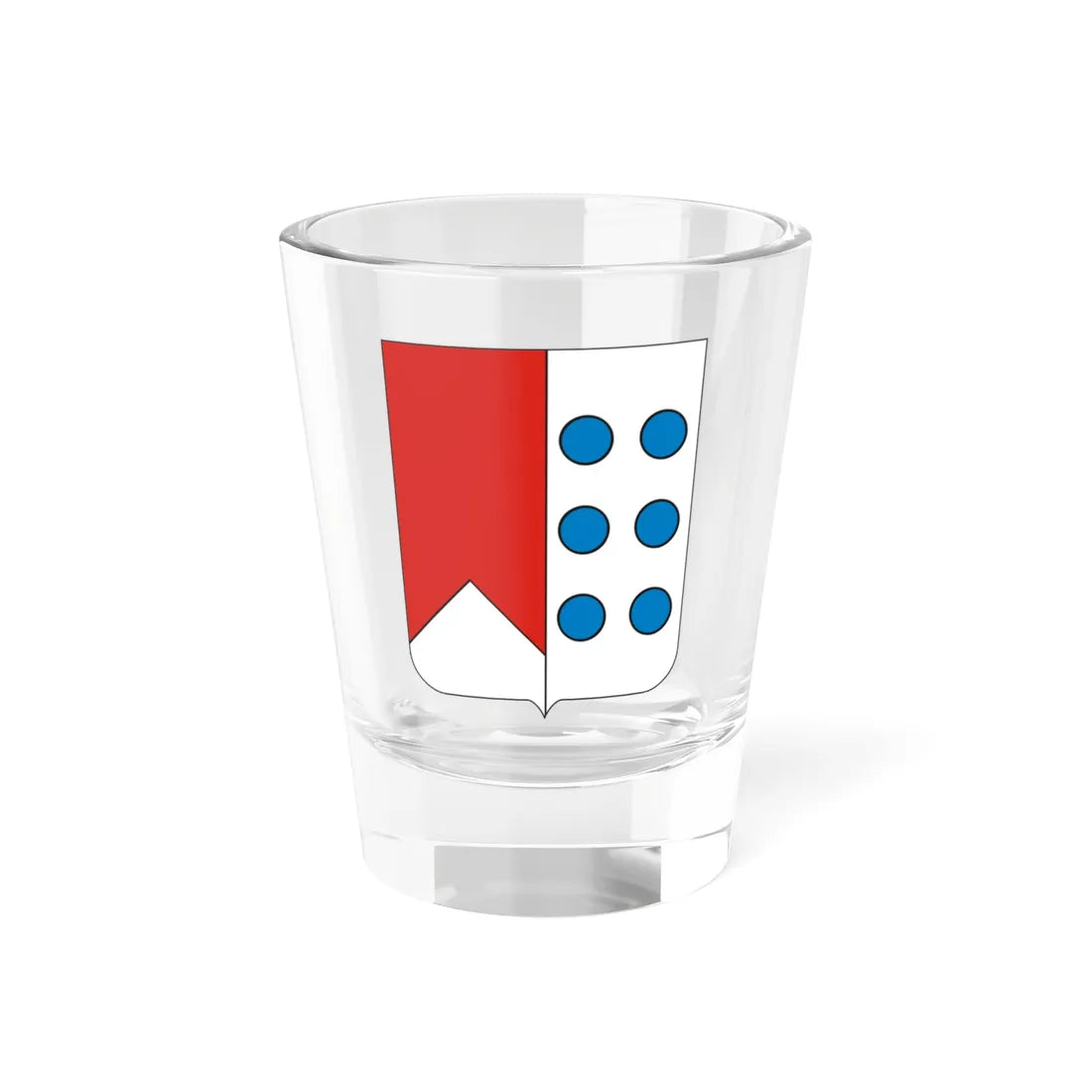 COA Viscount of Castro (Brazil) (Coat of Arms) Shot Glass 1.5oz 1.5oz - Go Mug Yourself