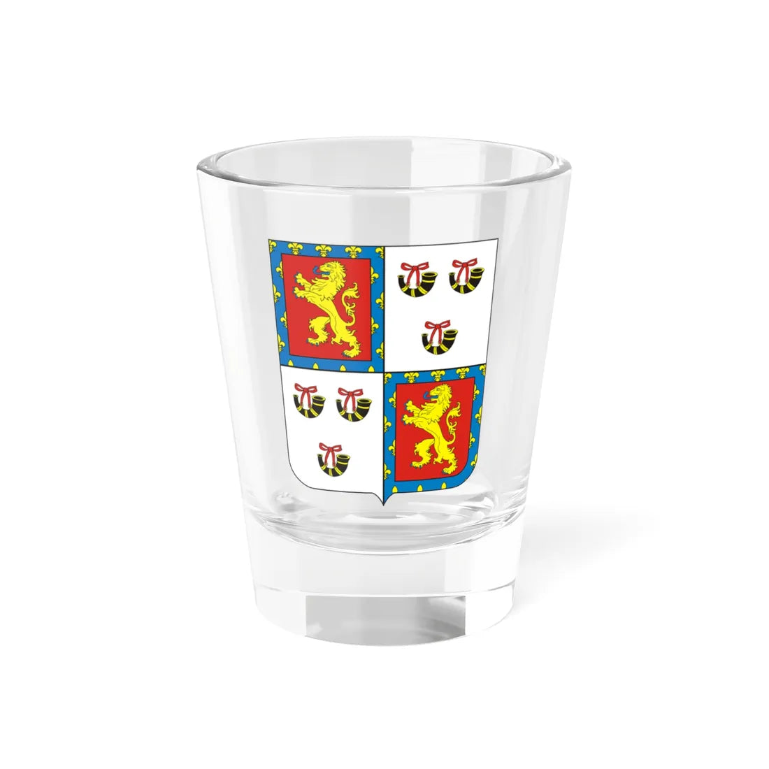COA Viscount of Itaúna (Brazil) (Coat of Arms) Shot Glass 1.5oz 1.5oz - Go Mug Yourself