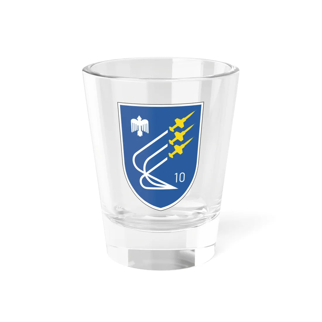 COA WaSLw 10 (Germany) (Coat of Arms) Shot Glass 1.5oz 1.5oz - Go Mug Yourself