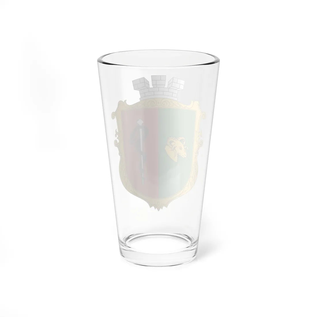 COA Yevpatoriia Crimea Ukraine (Ukraine) (Coat of Arms) Pint Glass 16oz - Go Mug Yourself