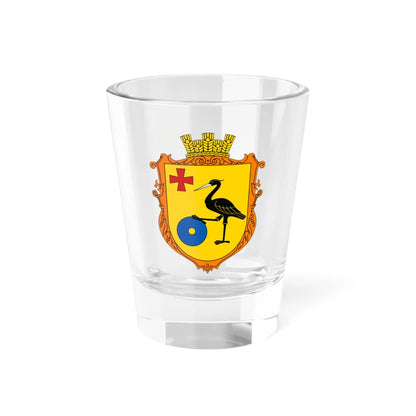 COA Zhornivka Kyivska Ukraine (Ukraine) (Coat of Arms) Shot Glass 1.5oz 1.5oz - Go Mug Yourself
